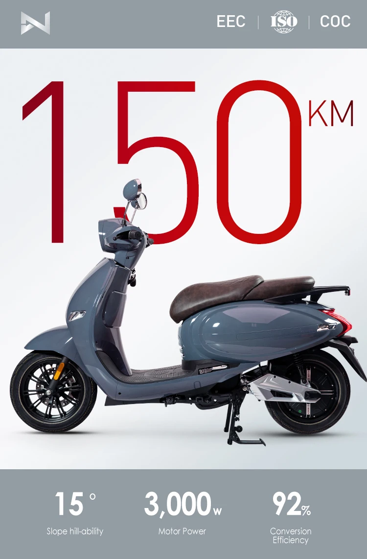 LVNENG batterie lithium 2030W LX06 de haute qualité gamme EU 150KM avec moteur BOSCH eec coc 60v moto électrique pour adultes