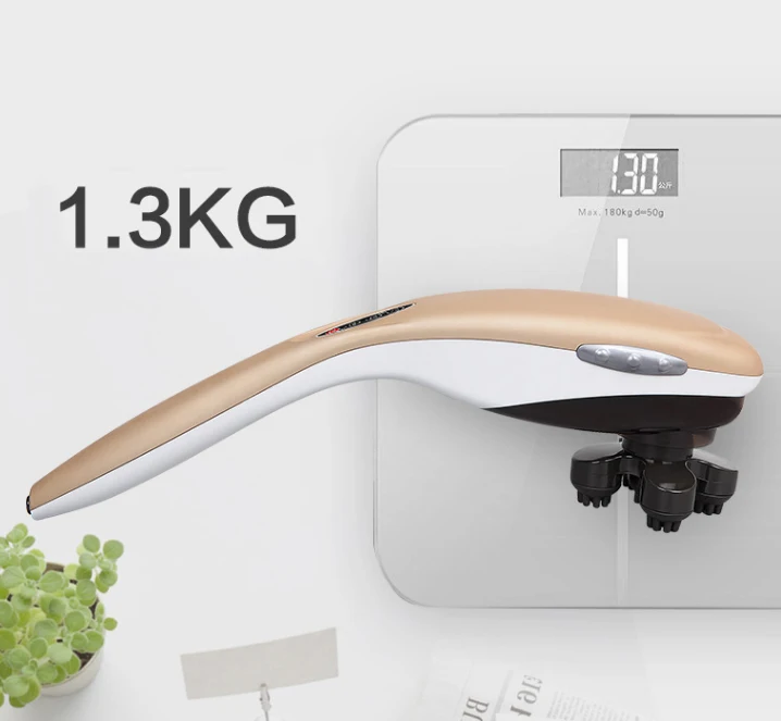 Masajeador de cuerpo de percusión infrarrojo de mano recargable