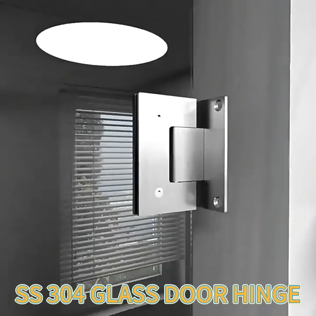304 316 Stainless Steel Glass Shower Door Hinges Glass Clamp Shower