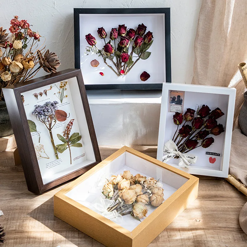 Three dimensional Hollow Specimen Photo Frame Dried Flower - Temu