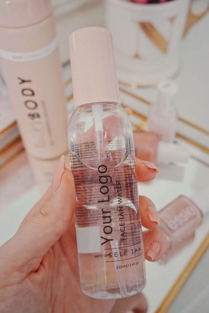 Nutural OEM/ODM частная торговая марка, горячая Распродажа, органический темный загар, вода, поддельный загар, туман, самозагар, распылитель для лица