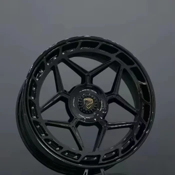 23 inch  URUS gloss black  forged monoblock  wheels