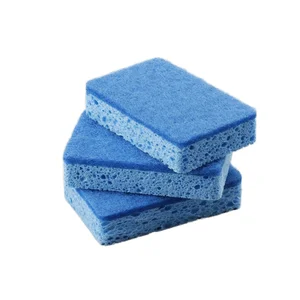 Wholesale Multi Use Non-scratch Sponge Natural Cellulose Sponge with Scouring Pads