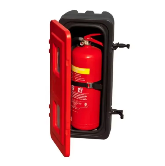 9kg Powder or 5kg CO2 Fire Extinguisher Cabinet Firefighting Plastic