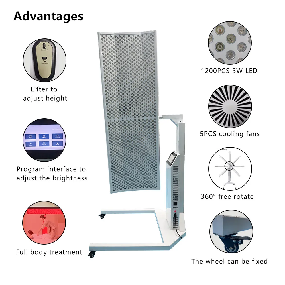 Shanglaite Upgrade Full Body Infrared Red Light Therapy Panel Bed with LCD Control System Capsule Red Light Therapy Panel factory