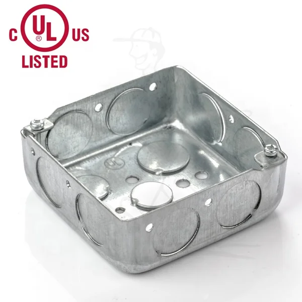 Square Box Electronics Galvanized Steel Square Electrical Box with Bracket| Alibaba.com