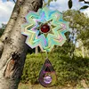 6-inch colorful snowflake teardrop tail