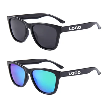 Made in China Polarized Custom logo Sunglass Uv400 Glasses Promotion Matte Black Sunglasses