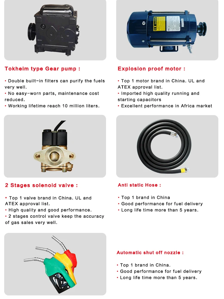 Gas Station Pump Gilbarco Fuel Dispenser Filling Station Fuel