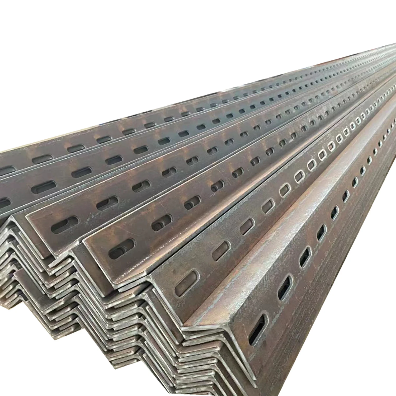 Barra angular laminada en caliente Q235 Q355 de acero galvanizado de ángulos iguales y desiguales ASTM para soldadura
