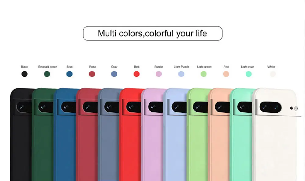 Liquid Silicone Case For Google Pixel 5A 4A 3A 5 4 3 Xl Simple Business Pure Colour Phone Camera Lens Protection Sjk410 Laudtec supplier