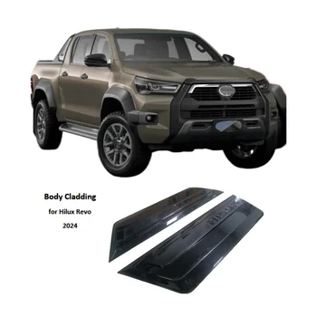 Pickup Truck accessories Car door side moulding body cladding for Toyota Hilux Revo 2024