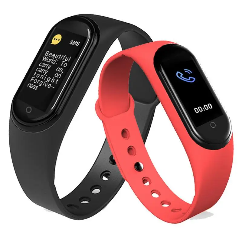 Free Shipping M5 Smart Watch Smart Band Colorful Screen Fitness Smartband Bracelet Smartwatch