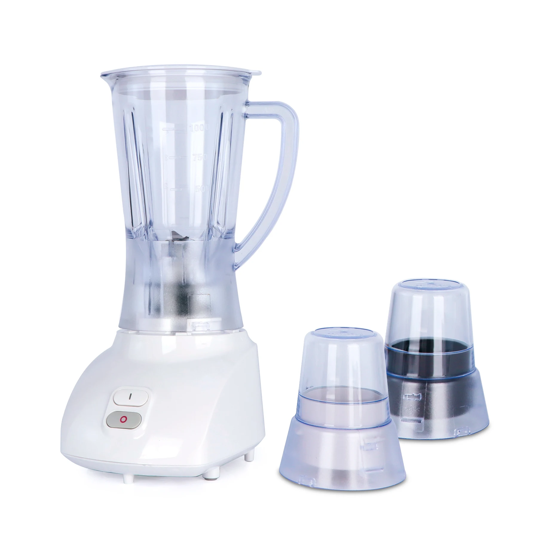 3 in 1 Electric Blender Mixer 500W Power Dry Mill Cup Plastic Housing Juicer Blender
