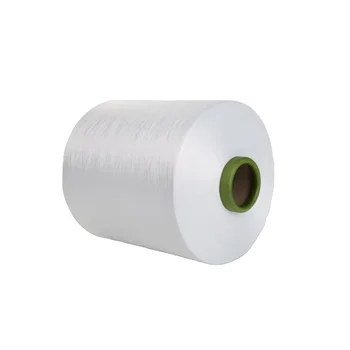 Hangzhou Manufacturer's High Quality 150D/96F Semi-Dull 100% Polyester Yarn HIM DTY Raw White Yarn