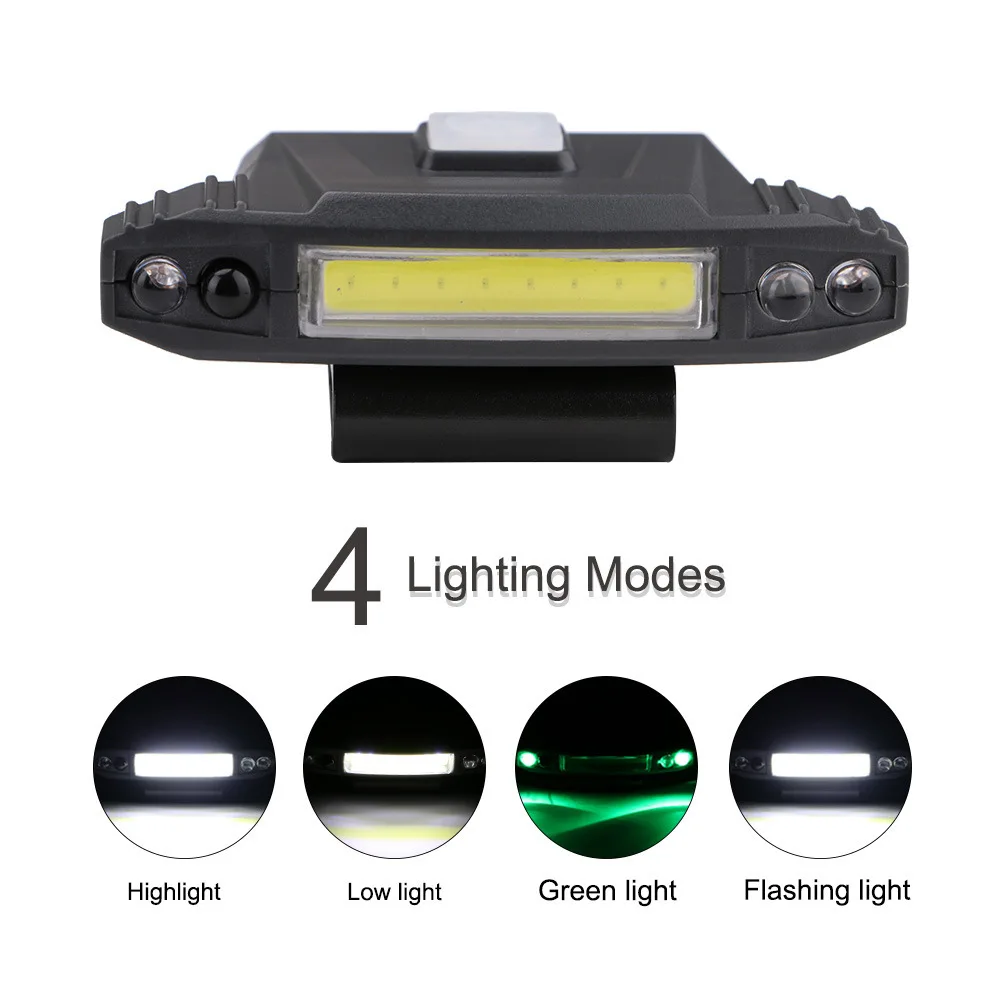 hat light rechargeable led headlamp