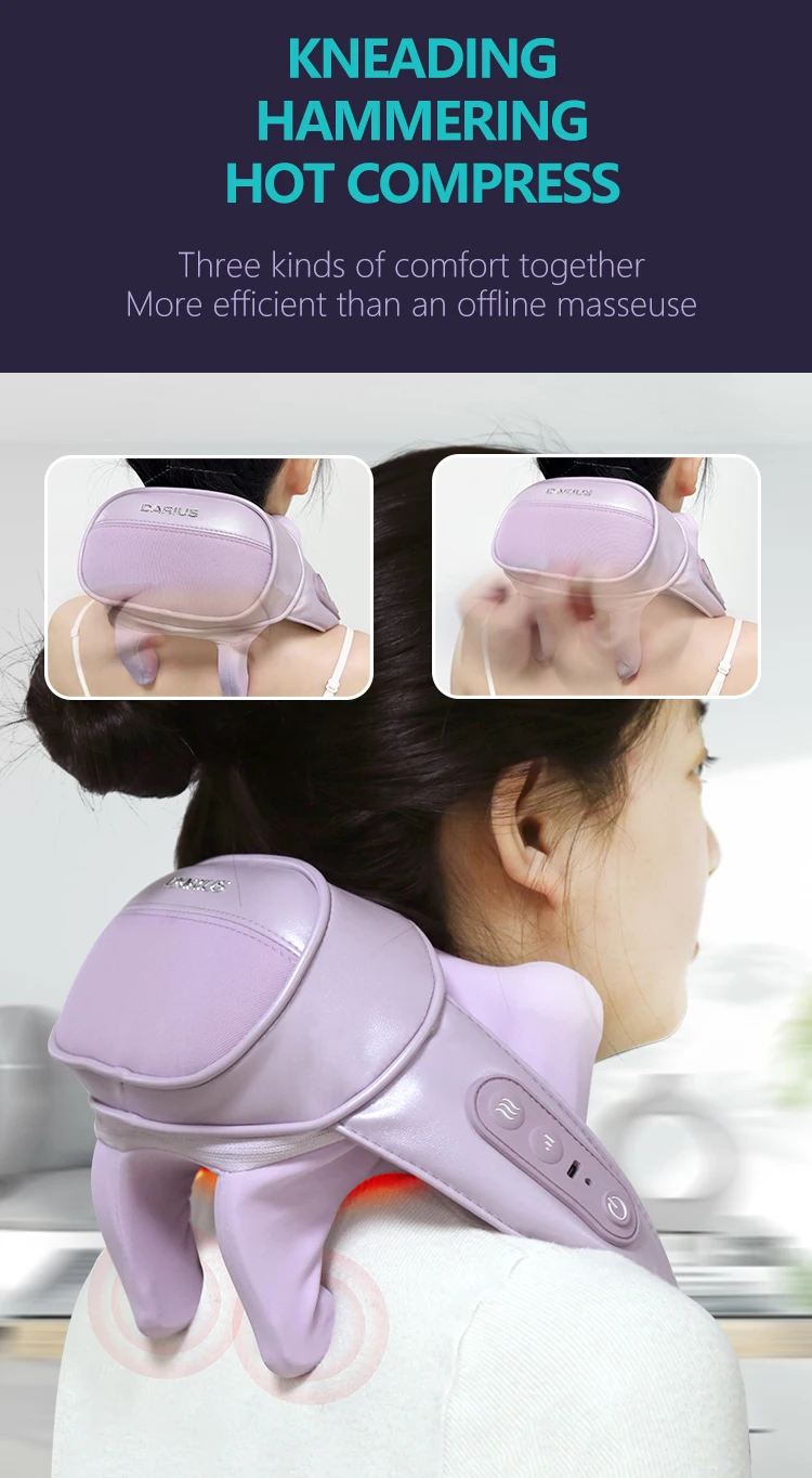 Darius Muscle Kneading and Beating Cervical Massage Belt Comfortable Shoulder & Neck Massager