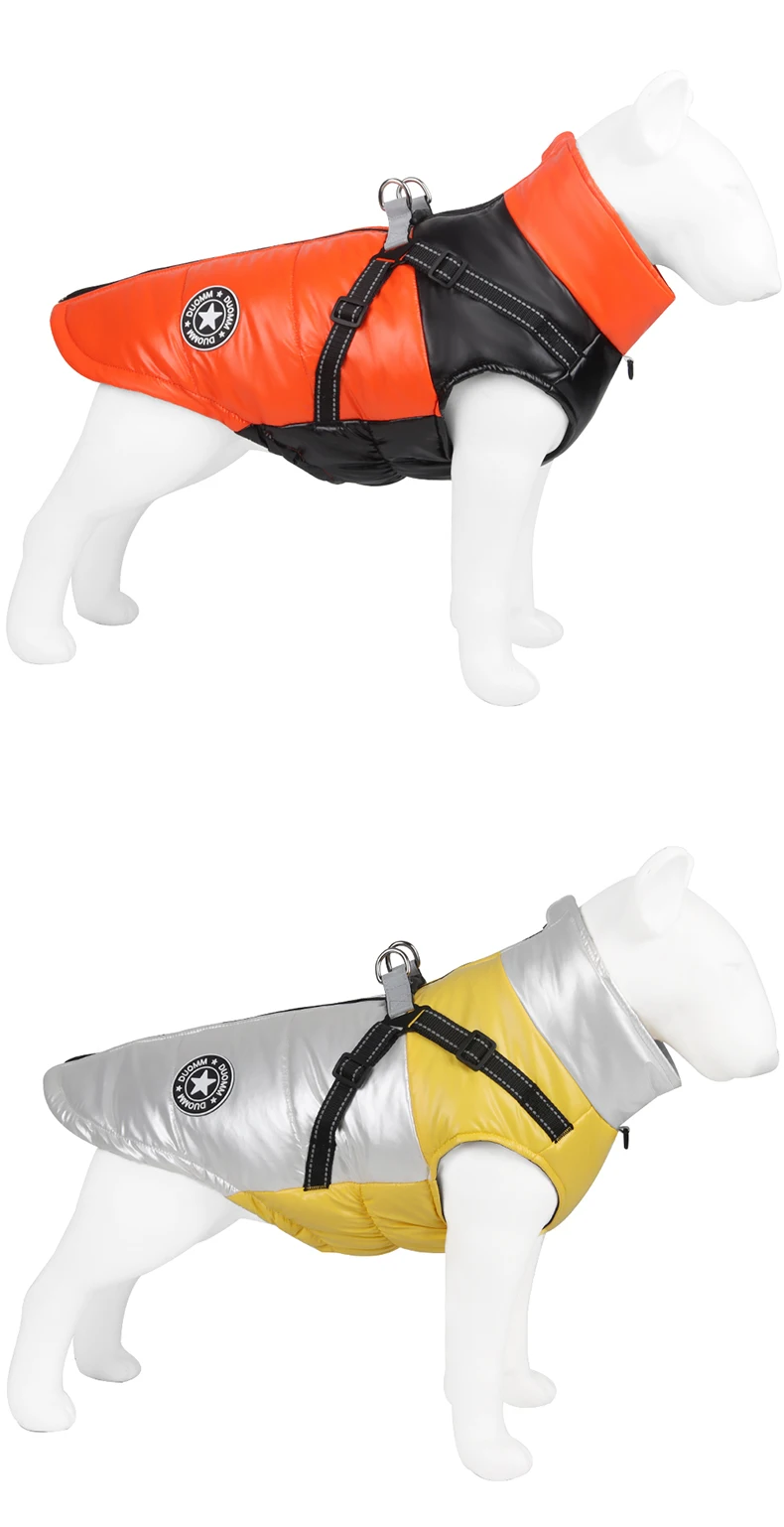 Dog Jackets Winter Pet Clothes Waterproof Reflective Pet Winter Jackets