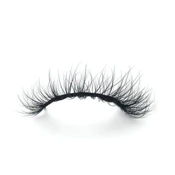 QD crazy girl Real mink strip lashes with good quality 5D mink lashes with competitive price 15mm mink lashes with Free samples