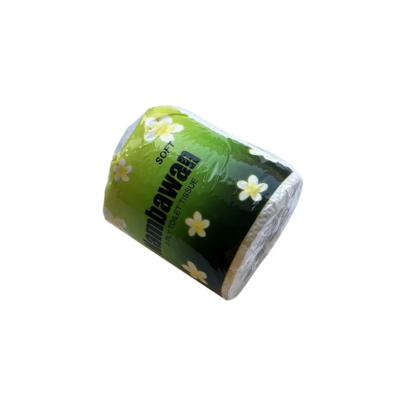 Soft Smooth Unbleached 3 Ply Bamboo Toilet Tissue Paper Towels Bathroom Disposable Roll Paper