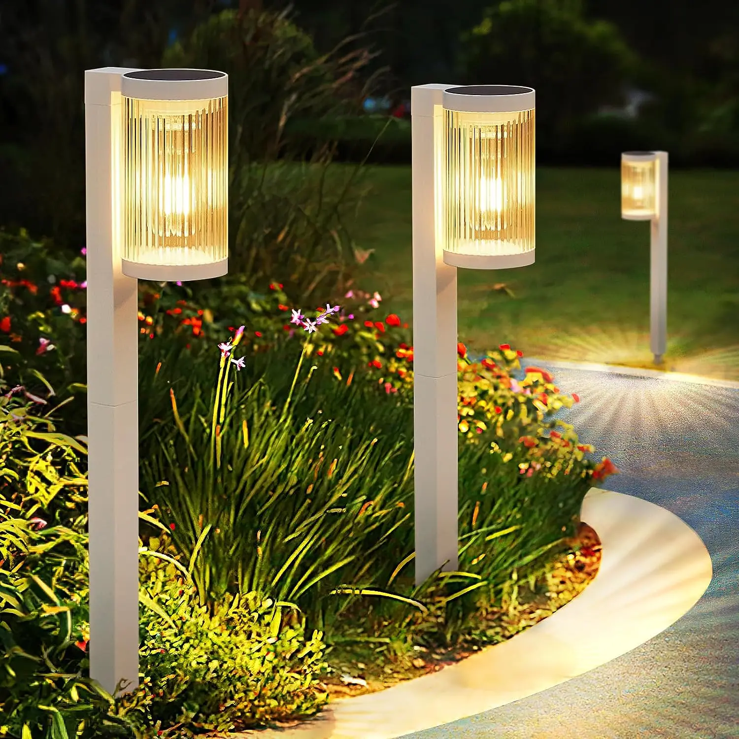 Außen Dekorieren Landschaft Beleuchtung Acryl Villa Hof Lampe Outdoor IP65 Wasserdichte Led Rasen Lampe Garten lichter