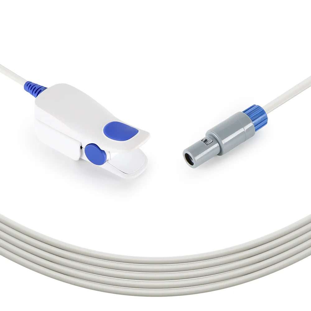 Guoteng GT3000 Gt5000 Gt6000 Adult finger clip spo2 sensor 6pin sensor de spo2 Medical Consumables