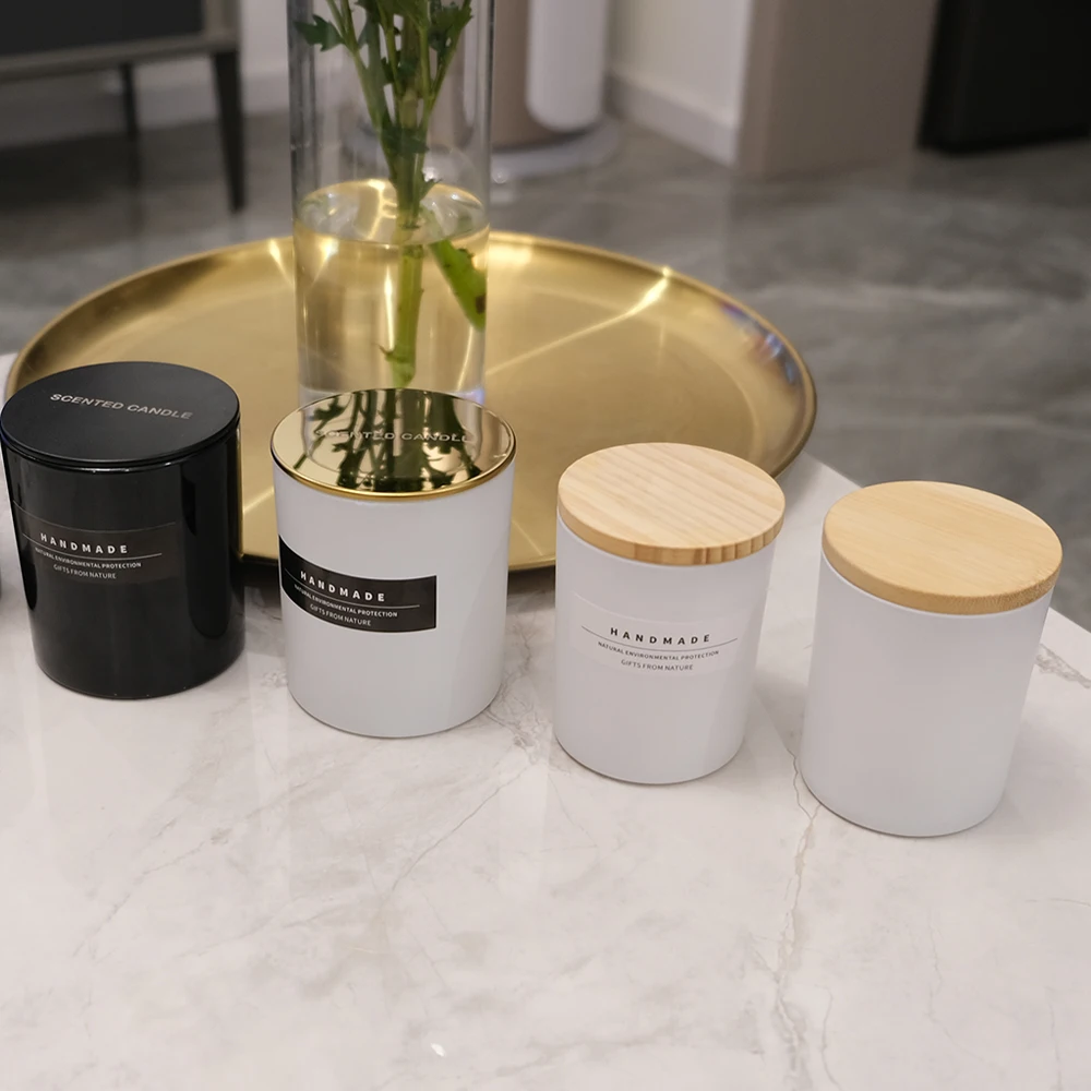 Wholesale 8oz 10oz 12oz Iridescent Extra Large Candle Vessel Clear