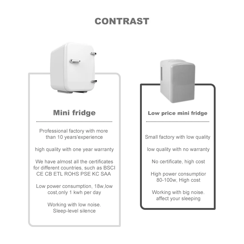 Portable Fridge 4l Mini Fridge For Cosmetic And Makeup Fridge For Lady