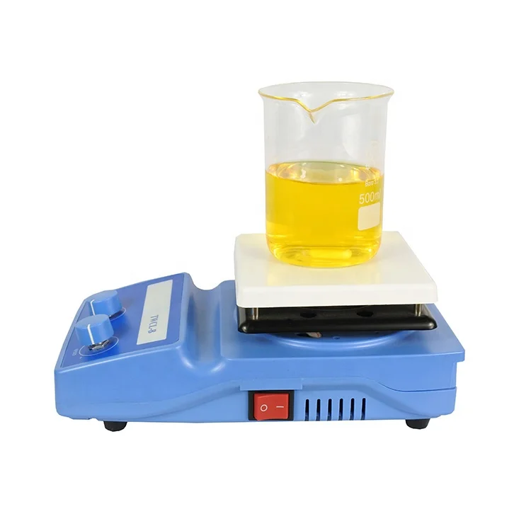 Лабораторная магнитная мешалка с нагревательной пластиной 100-1800 об/мин