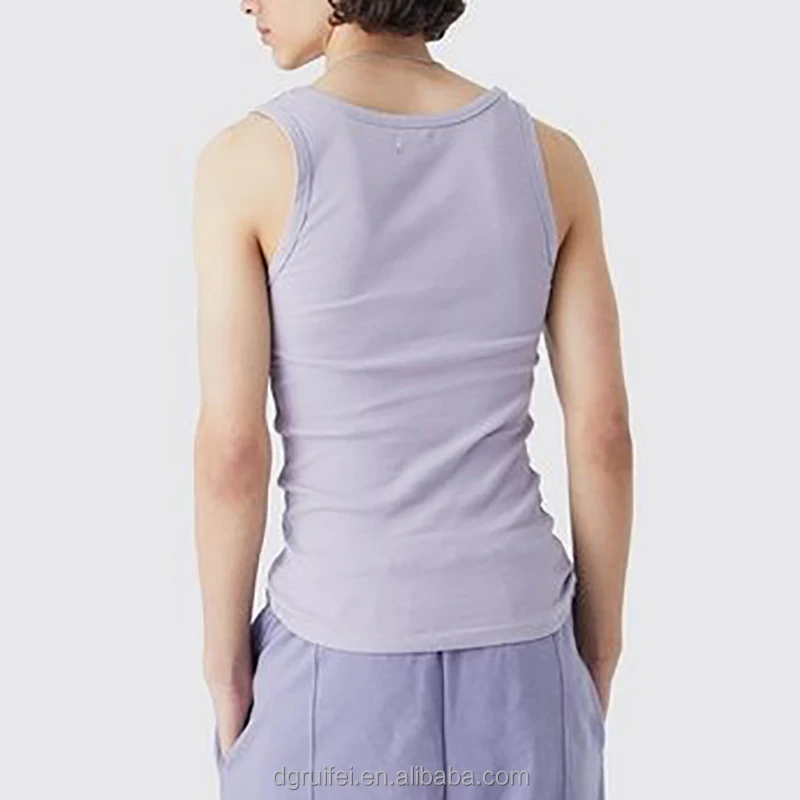 Custom printed tank top high quality mens gym workout fitness