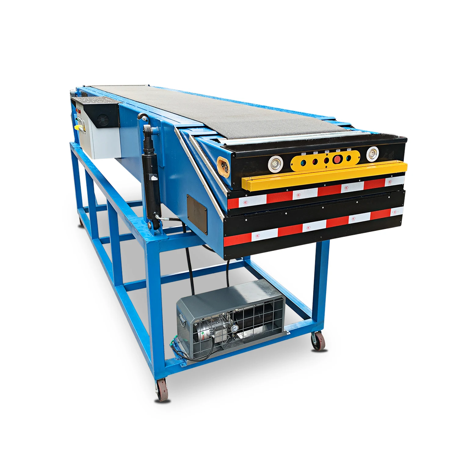 Customized Extendo Belt Telescopic Truck Loading Conveyor Hydraulic Telescopic Belt Conveyor for Warehouse