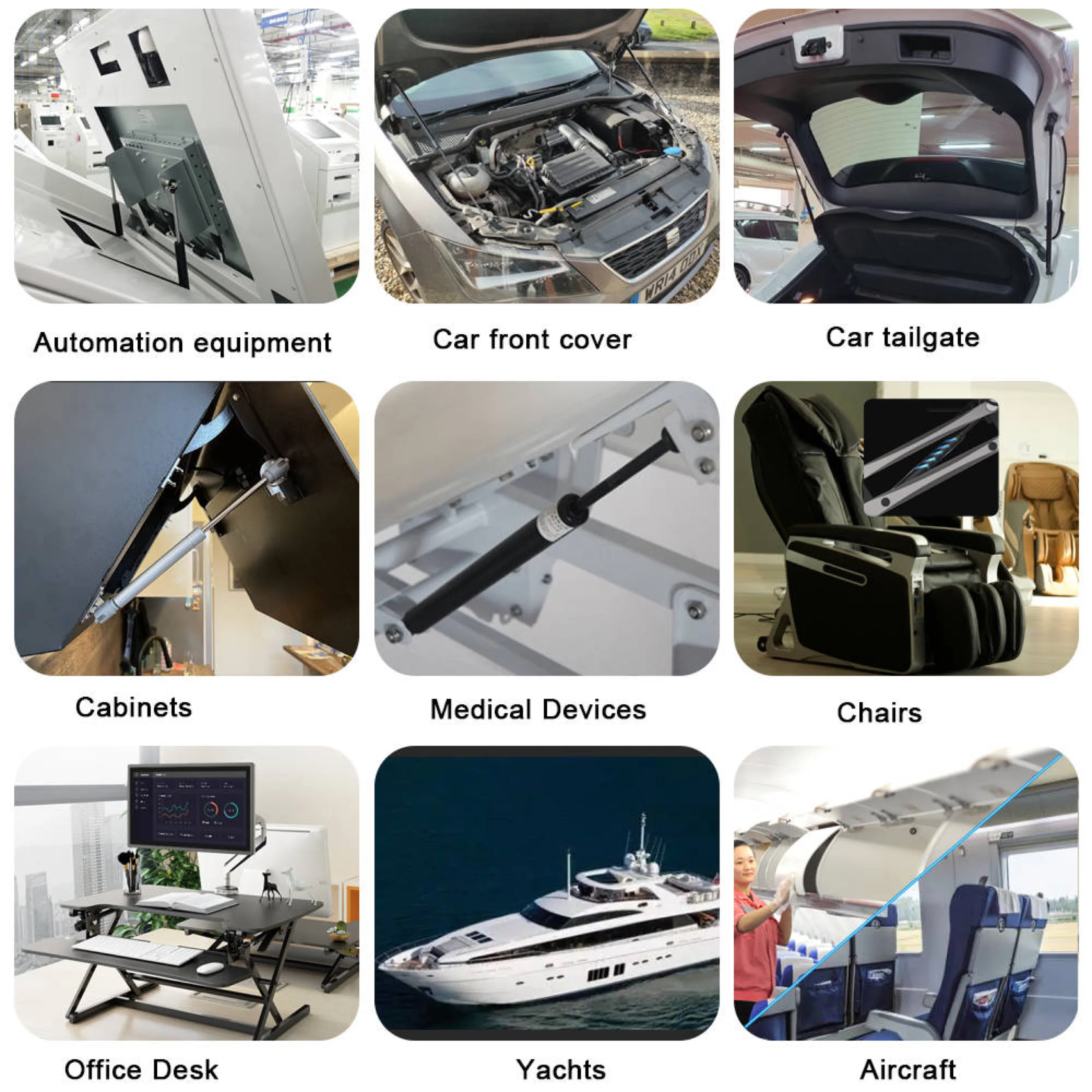 Customized Gas Struts - Reliable Shock Absorption Solutions
