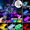 4 piezas 12 LED RGB