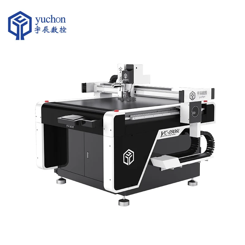 Yuchon Factory CNC Sealing Gasket Cutter Rubber Gasket Table Tennis Auto Cutting Machine