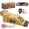 venatura del legno in stile giallo d-incluse 1 skateboard