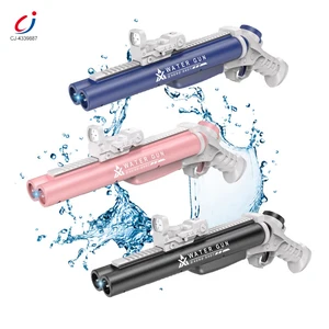 Chengji Kids Summer Toys Large Capacity Electric Water Gun Rechargeable High Pressure Toy Guns Double Shot Gun