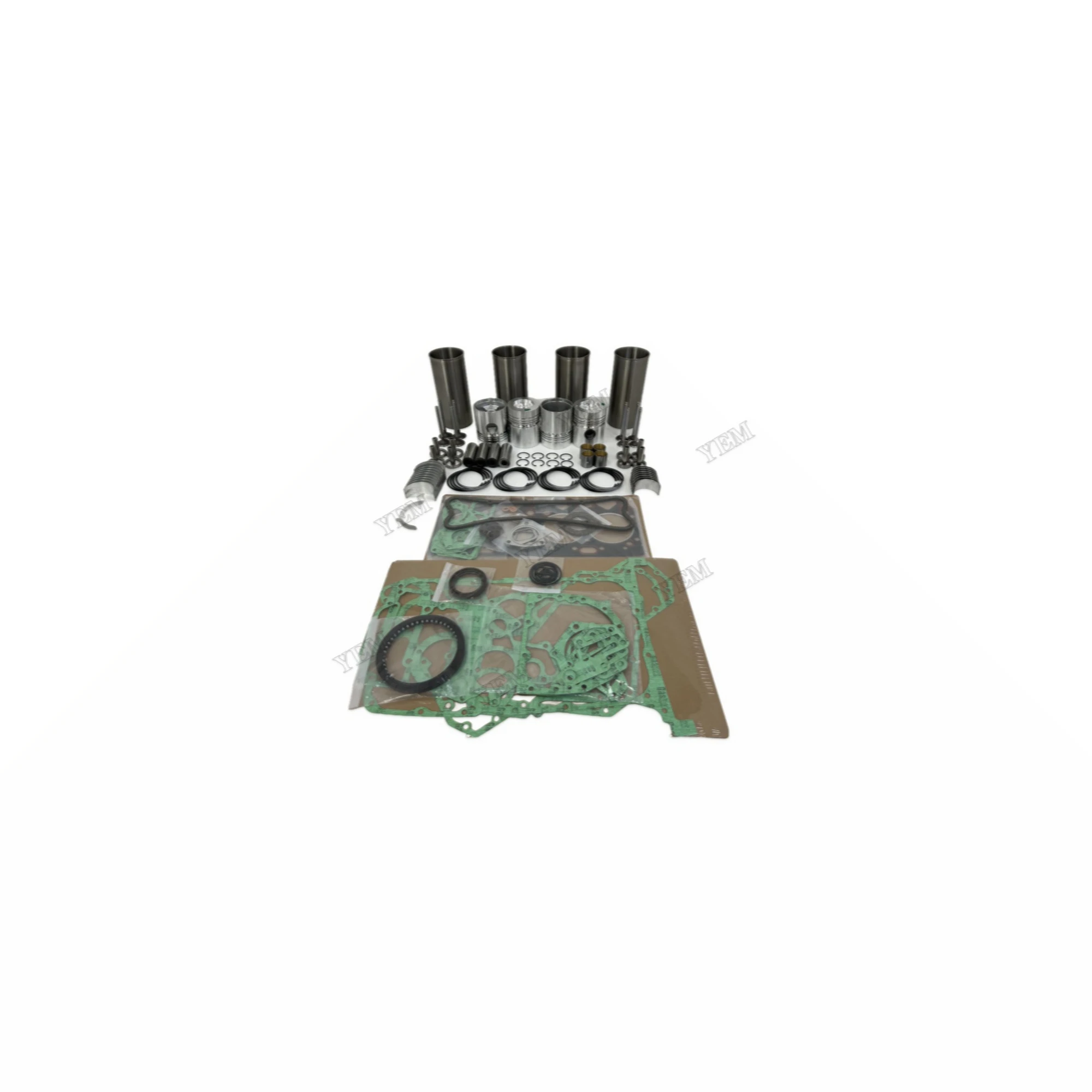 4.248 Rebuild Overhaul Repair Kit With Valves Engine Bearings Liner Piston Rings Full Gasket Kit for Perkins Engine Parts