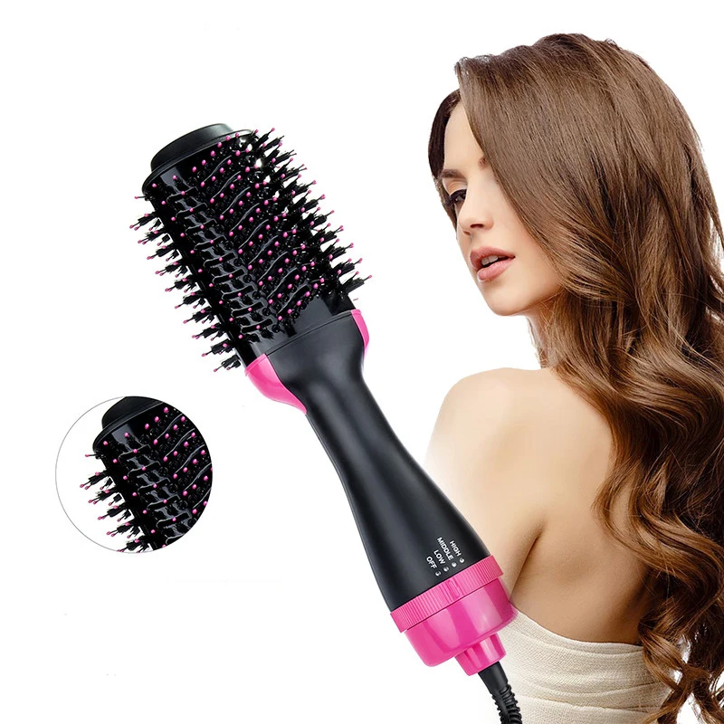 One Step Hair Dryer Volumizer Hot Air Brush 3 in1 Styling Brush Styler Negative Ion Hair Straightene