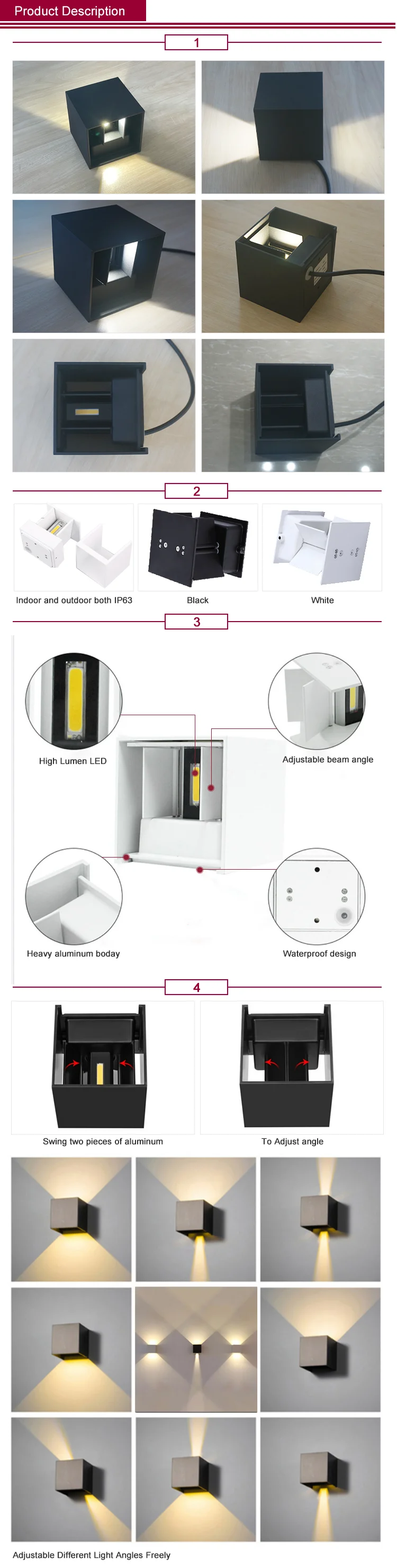 Outdoor Wall lamp Waterproof Wall lamp IP54 Wall lamp