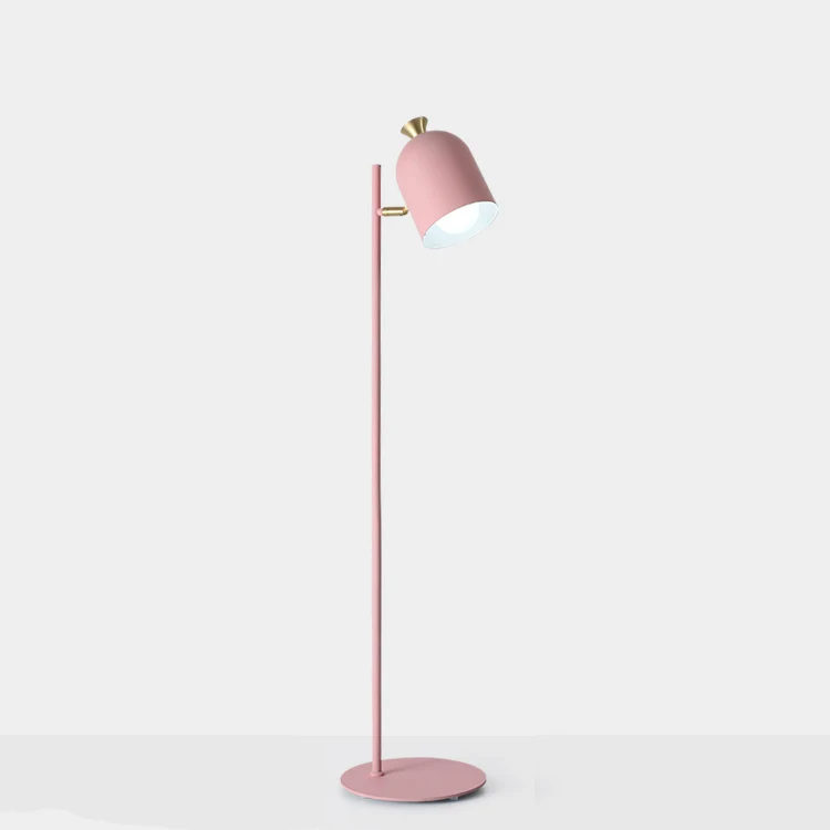 Современная простая нордическая стильная комнатная зеркальная железная Напольная Лампа с украшением