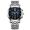 Quadrante blu argento