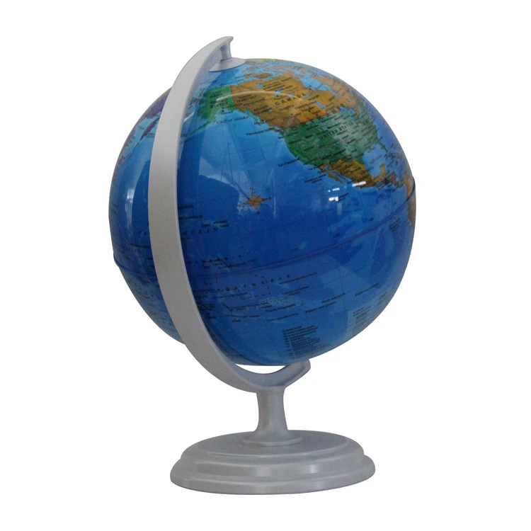 Офисные и школьные принадлежности для декора, преподавающий пластиковый вращающийся шар размером 17 см