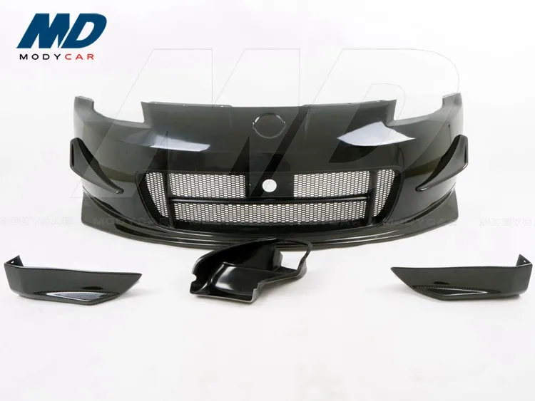Nismoスタイル ハーフカーボンファイバー製 フロントバンパー 2003