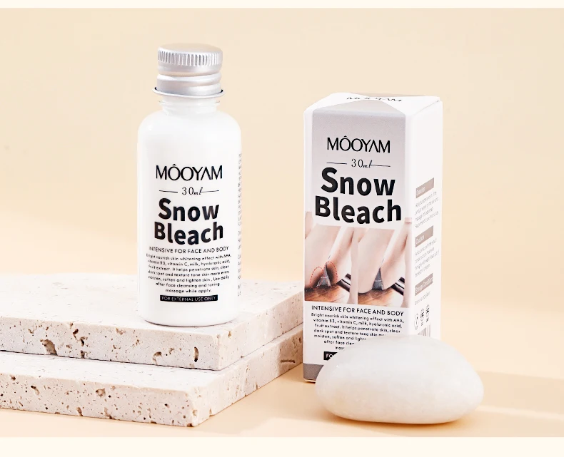 Snow Bleach Cream Private Part Underarm 7 Days Whitening Lotion Skin