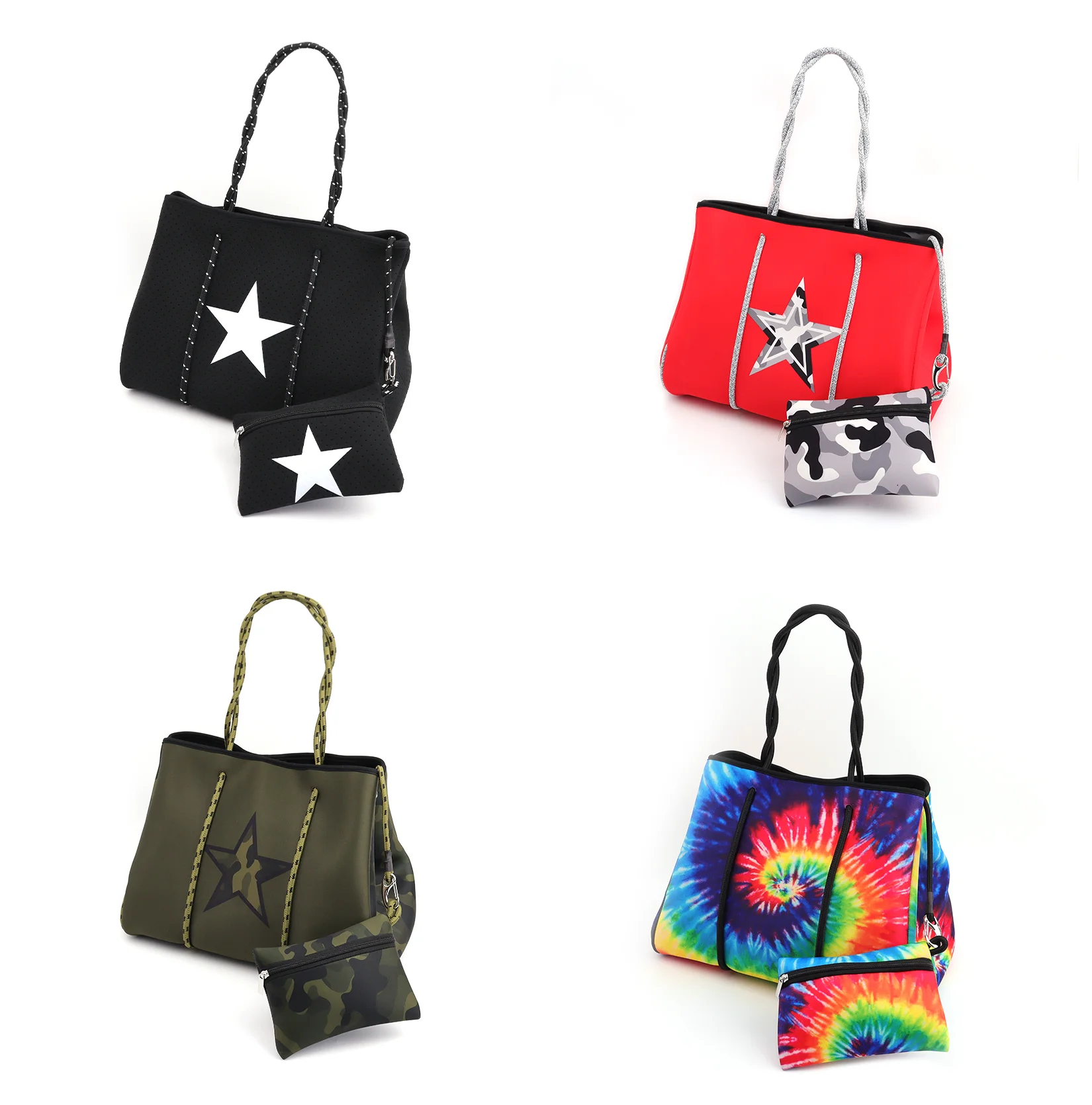 neoprene hand bags