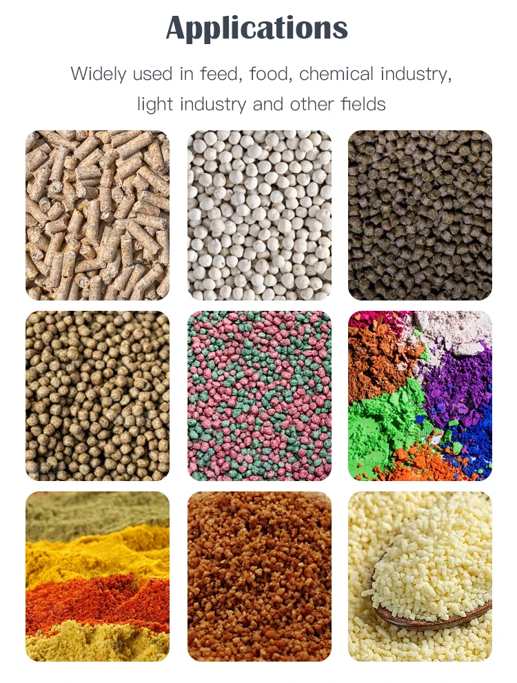 High Efficient Easy Operation Chemical Food Powder Granules Particles Fluid Bed Drying Machine