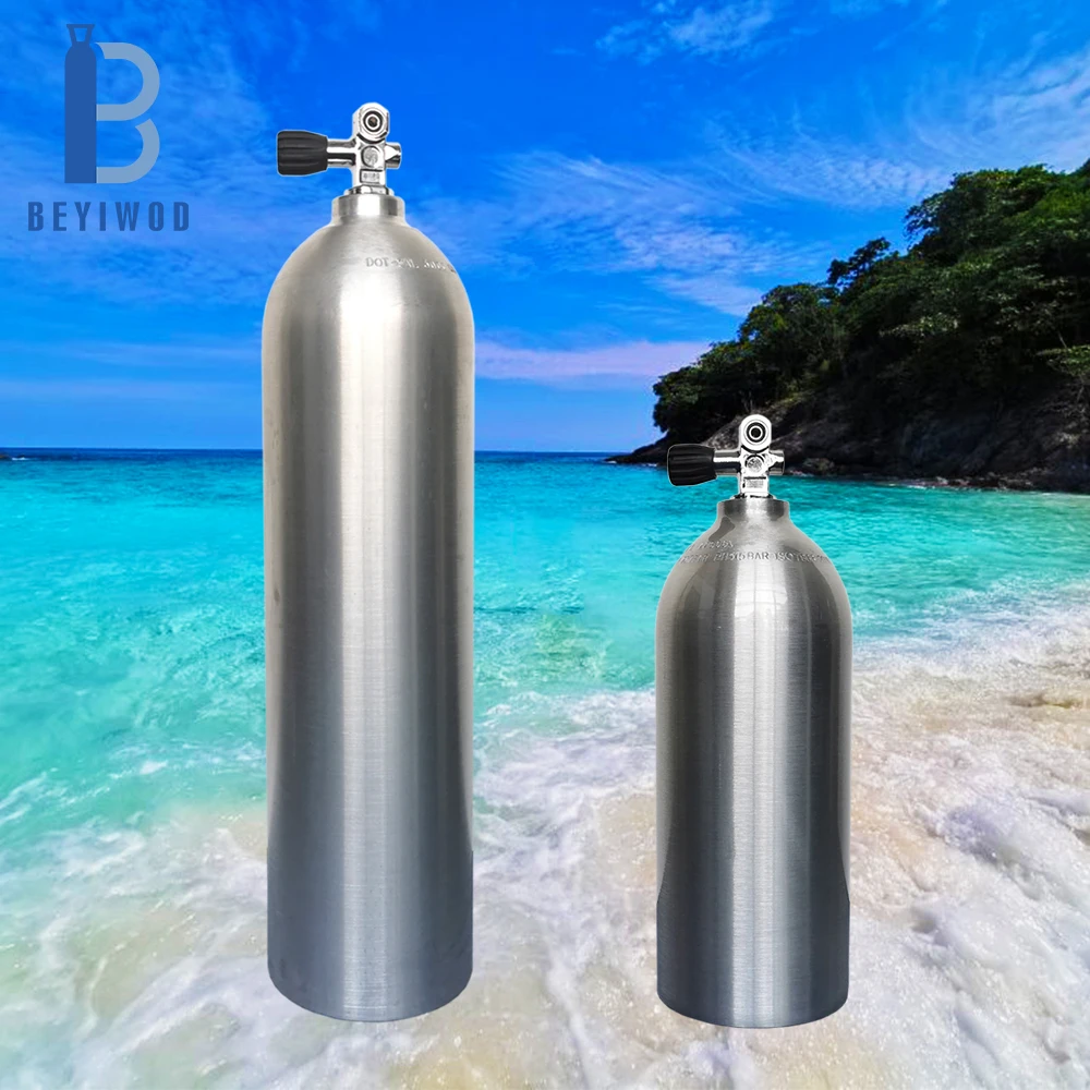 BEYIWOD 3000Psi 270Bar Aluminum Oxygen Cylinder Scuba Diving Air Tank Equipment