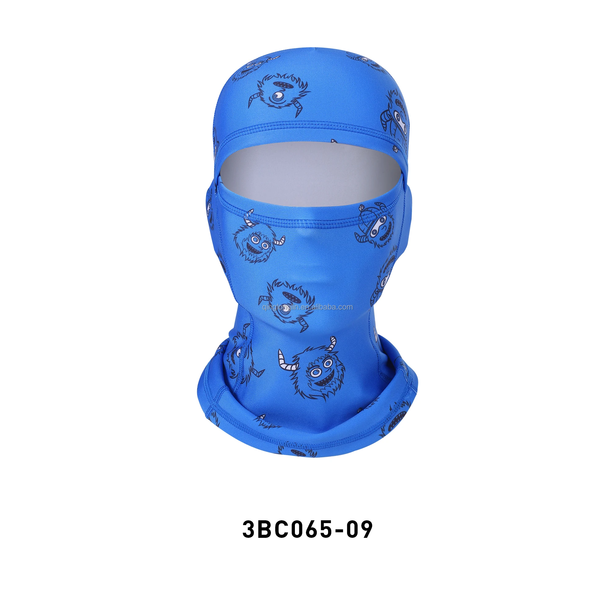 Sublimated Ski Mask - Tiger Face, Front and back print