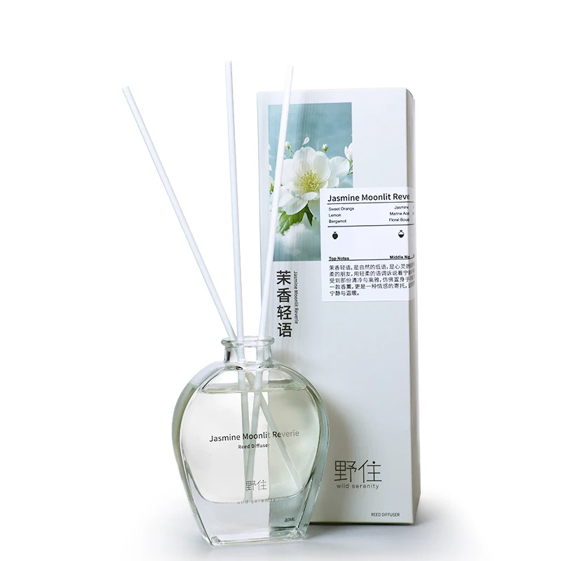Reed Diffuser Flameless Aromatherapy Set Essential Oil Perfume Glass Bottle Household Decoration