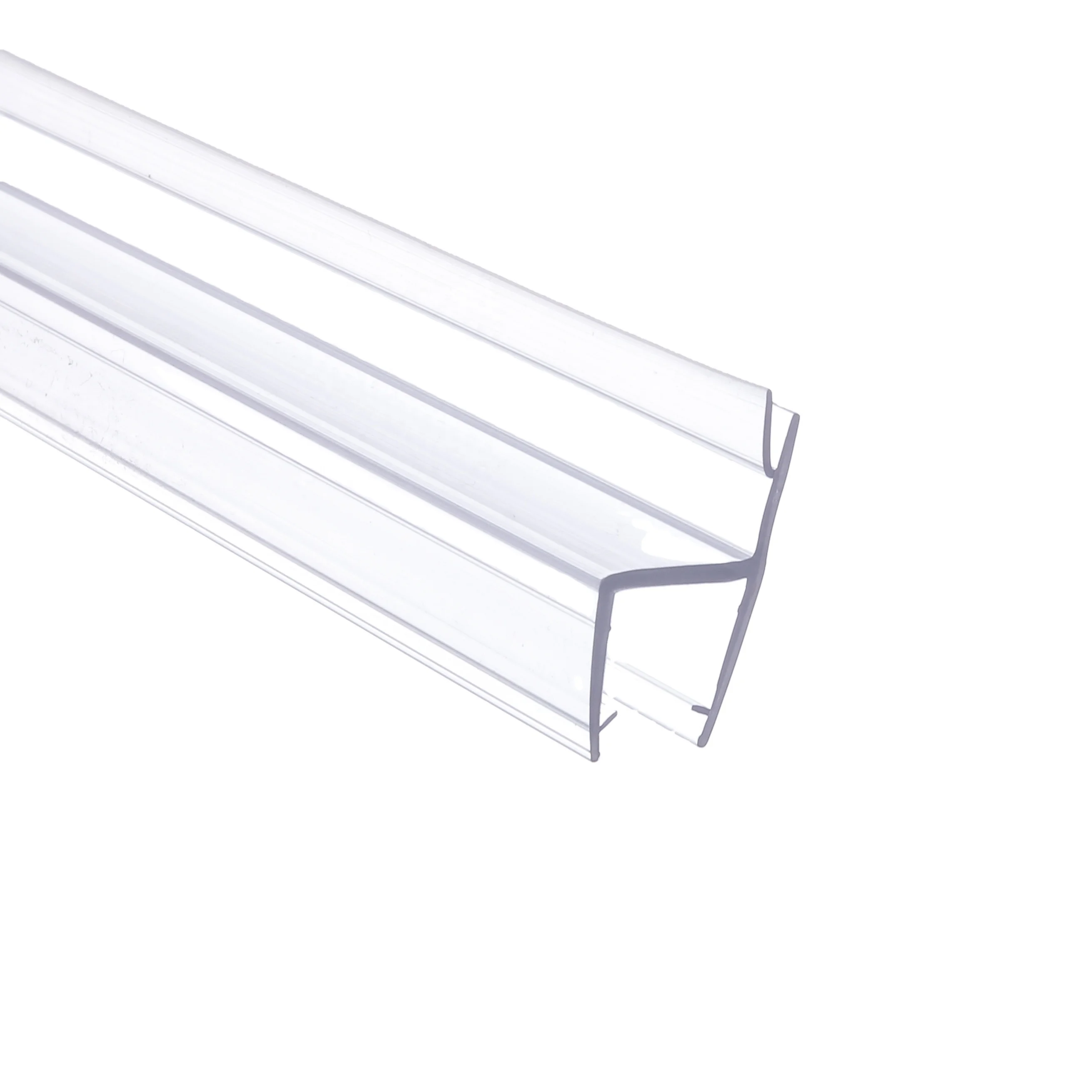 New Popular Bathroom Glass Door Waterproof Weather Seal Strip PVC Anti-corrosion Transparent Strip